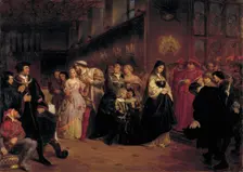 The Courtship of Anne Boleyn, 1846. Creator: Emanuel Gottlieb Leutze