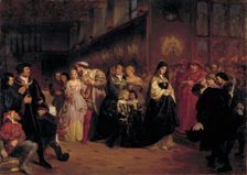The Courtship of Anne Boleyn, 1846. Creator: Emanuel Gottlieb Leutze