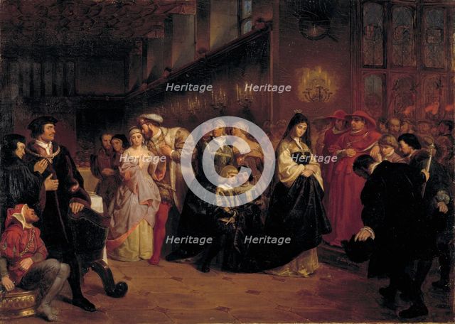 The Courtship of Anne Boleyn, 1846. Creator: Emanuel Gottlieb Leutze.