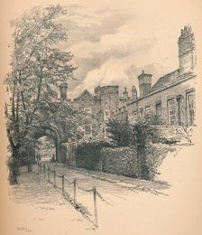 The Courtyard and Gateway of Richmond Palace 1902. Artist: Thomas Robert Way