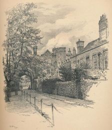 The Courtyard and Gateway of Richmond Palace 1902. Artist: Thomas Robert Way