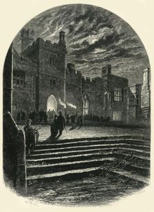 The Courtyard, Haddon Hall c1870
