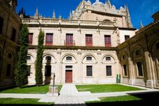 The courtyard of the Old Cathedral, Salamanca, Spain, 2007. Creator: Samuel Magal