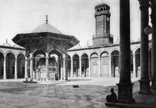 The courtyard of the Mosque of Muhammad Ali at the Saladin Citadel, Cairo, Egypt, c1920s