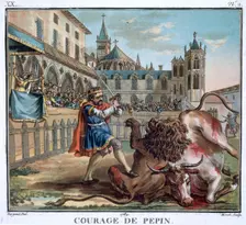 The Courage of Pepin 1789. Creator: Jean Baptiste Morret