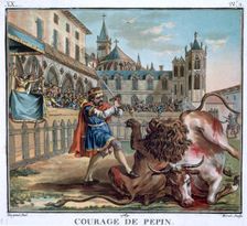 The Courage of Pepin 1789. Creator: Jean Baptiste Morret