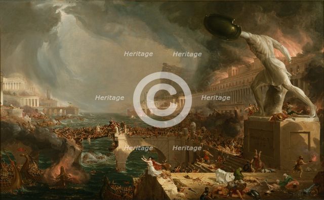 The Course of Empire, Destruction, 1836.