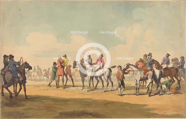 The Course, probably 1789. Creator: Thomas Rowlandson.