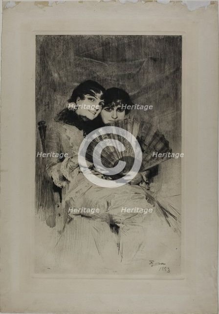 The Cousins, 1883. Creator: Anders Leonard Zorn.