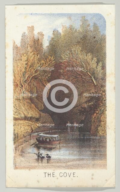 The Cove, from the series, Views in Central Park, New York, Part 3, 1864. Creator: Louis Prang.