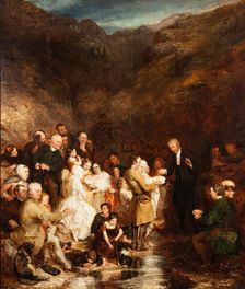 The Covenanter's Baptism, 1831. Creator: George Harvey
