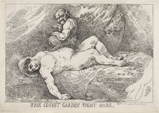 The Covent Garden Night Mare, April 20, 1784., April 20, 1784. Creator: Thomas Rowlandson