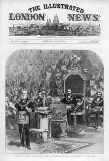 The cover of The Illustrated London News, 8th May 1875