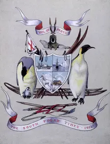 The cover of The South Polar Times, 1911. Creator: Unknown
