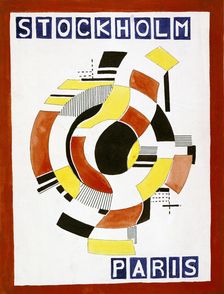 The Cover of the Souvenir Program for the Balle. Detail, 1922. Creator: Fernand Leger