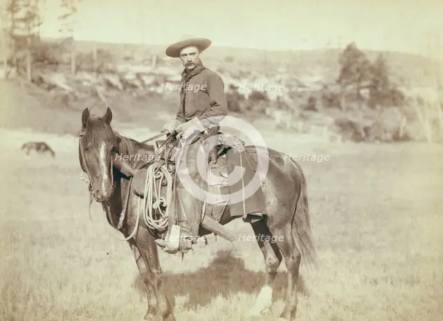 The Cow Boy, c1888. Creator: John C. H. Grabill.