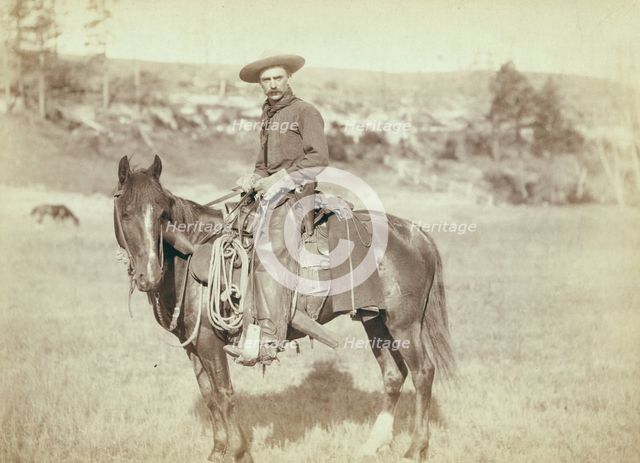 The Cow Boy, c1888. Creator: John C. H. Grabill.