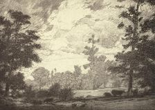 The Cow Lot, 1920s. Creator: Bolton Coit Brown