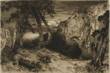 The Coyote - Arizona, 1880. Creator: Thomas Moran
