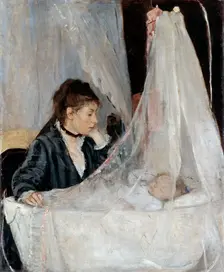 The Cradle 1873. Artist: Berthe Morisot