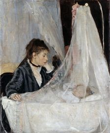 The Cradle 1873. Artist: Berthe Morisot
