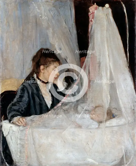 'The Cradle', 1873.  Artist: Berthe Morisot