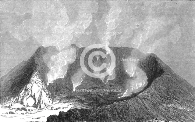 'The Crater of Hekla; Hekla (Iceland)', 1875. Creator: Unknown.