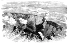 The Crater of Mount Etna a few days prior to the Late Earthquake, 1858. Creator: Unknown