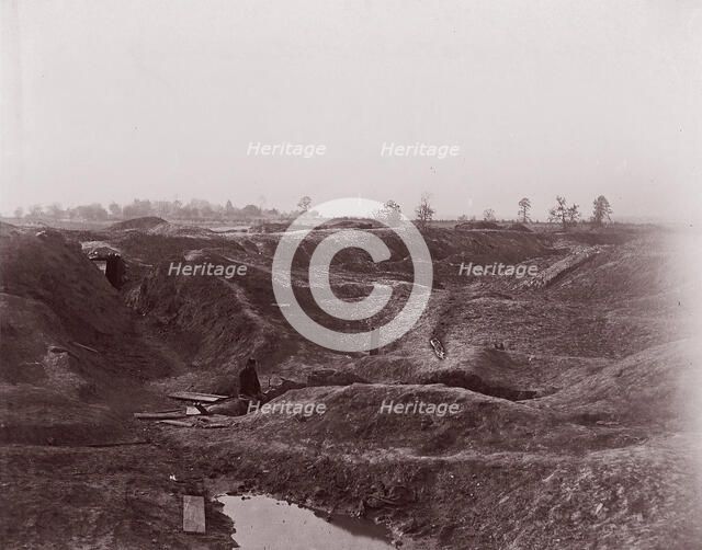 The Crater, Petersburg, 1864. Creator: Tim O'Sullivan.