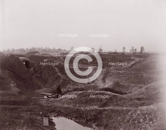 The Crater, Petersburg, 1864. Creator: Tim O'Sullivan.