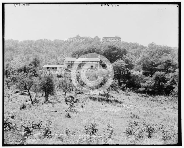 The Craven House and Point Lookout, Lookout Mountain, c1902. Creator: William H. Jackson.