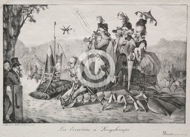 The Crayfish of Longchamps, 1822. Creator: Eugène Delacroix (French, 1798-1863).