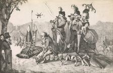 The Crayfish at Longchamps, 1822., 1822. Creator: Eugene Delacroix