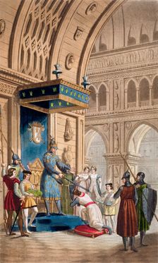 The creating of a Knight Templar c1820-1830. Creator: Unknown