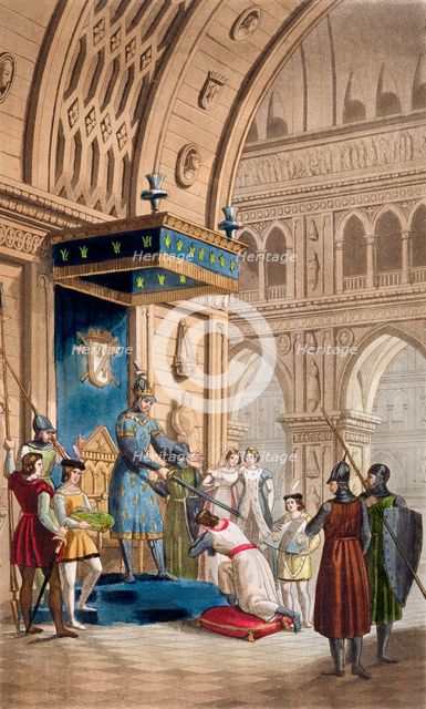 'The creating of a Knight Templar', c1820-1830. Creator: Unknown.