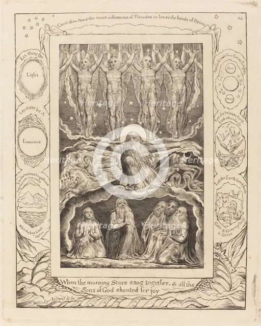 The Creation, 1825. Creator: William Blake.