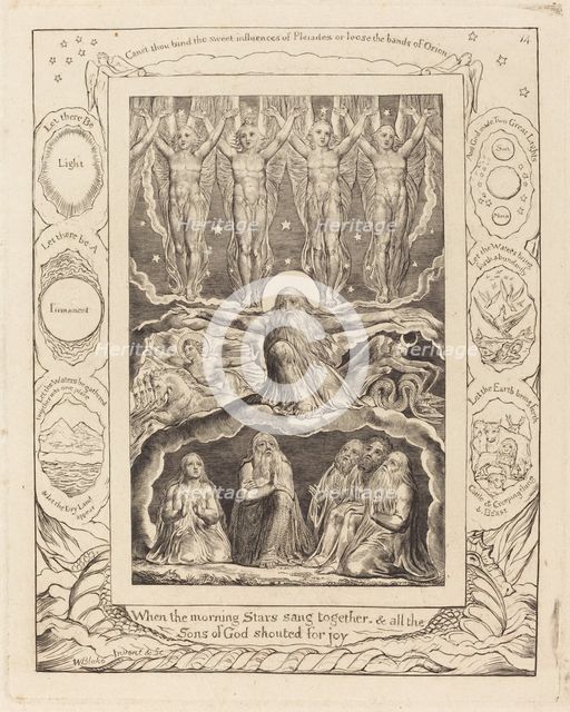 The Creation, 1825. Creator: William Blake.