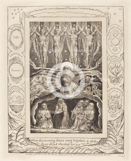 The Creation, 1825. Creator: William Blake.