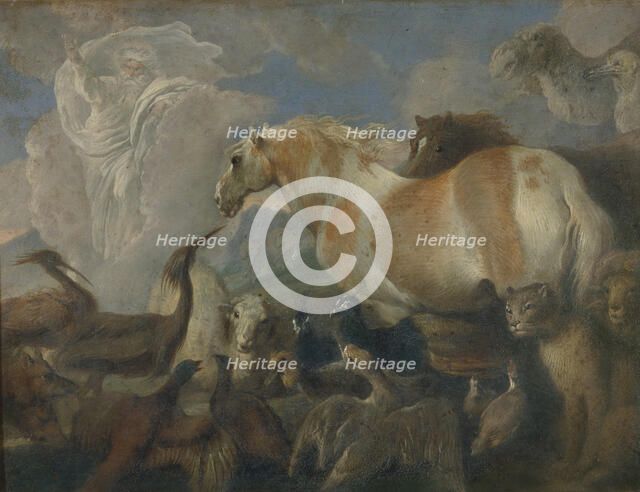 The Creation, Mid of 17th cen.. Artist: Castiglione, Giovanni Benedetto (1610-1665)