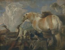 The Creation, Mid of 17th cen.. Artist: Castiglione, Giovanni Benedetto (1610-1665)