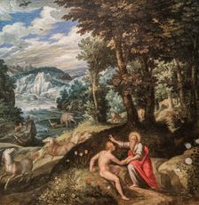 The Creation of Adam, c1580. Creator: Soens, Jan (c. 1547-c. 1611)