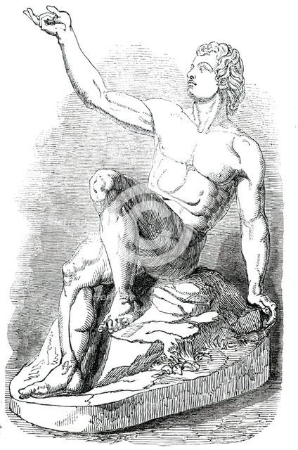 The Creation of Adam, modelled by J. Physick, 1850. Creator: Unknown.