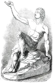 The Creation of Adam, modelled by J. Physick, 1850. Creator: Unknown