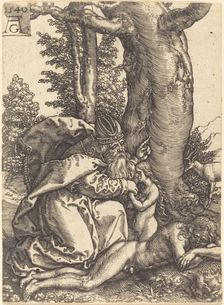 The Creation of Eve, 1540. Creator: Heinrich Aldegrever