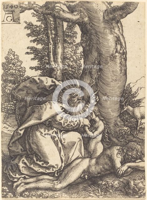 The Creation of Eve, 1540. Creator: Heinrich Aldegrever.