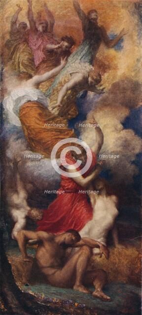 'The Creation of Eve', 1882. Artist: George Frederick Watts.