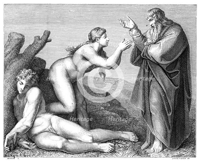 'The Creation of Eve', 1899.Artist: Pennemaeker