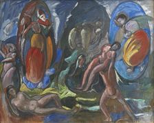 The Creation of Eve. Composition. Opus II, 1915. Creator: Jens Adolf Emil Jerichau