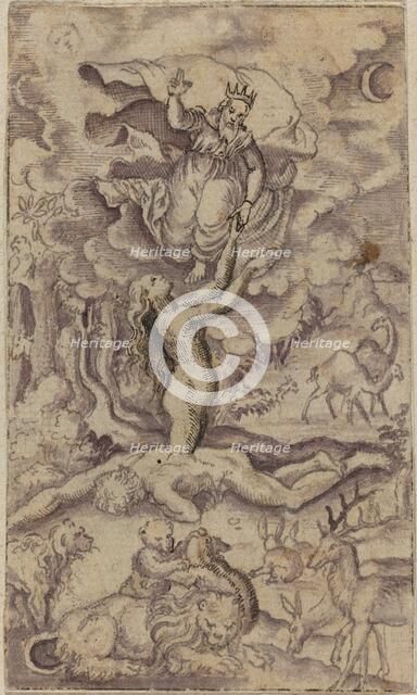 The Creation of Eve. Creator: Virgil Solis.