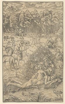 The Creation of Eve. Creators: Lucas Cranach the Younger, Workshop of Lucas Cranach the Younger